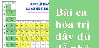 bài ca hóa trị